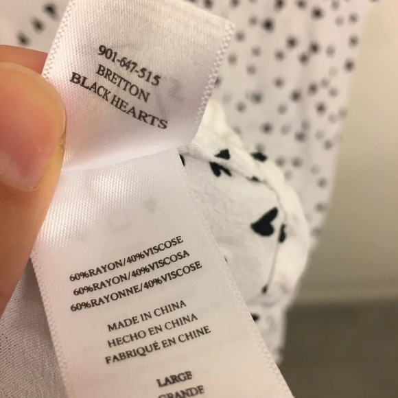 Rails Bretton Black Heart Blouse - Picture 7 of 7